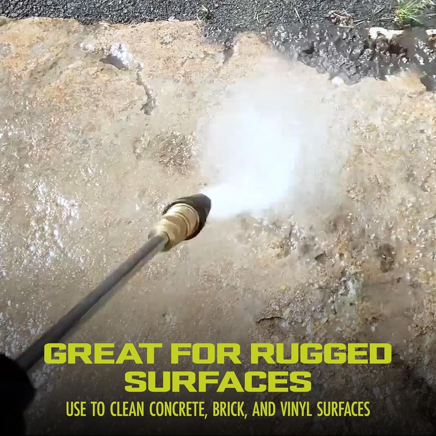 Effortless Cleaning with 1/4-Inch Turbo Spray Nozzle for Pressure Washers
