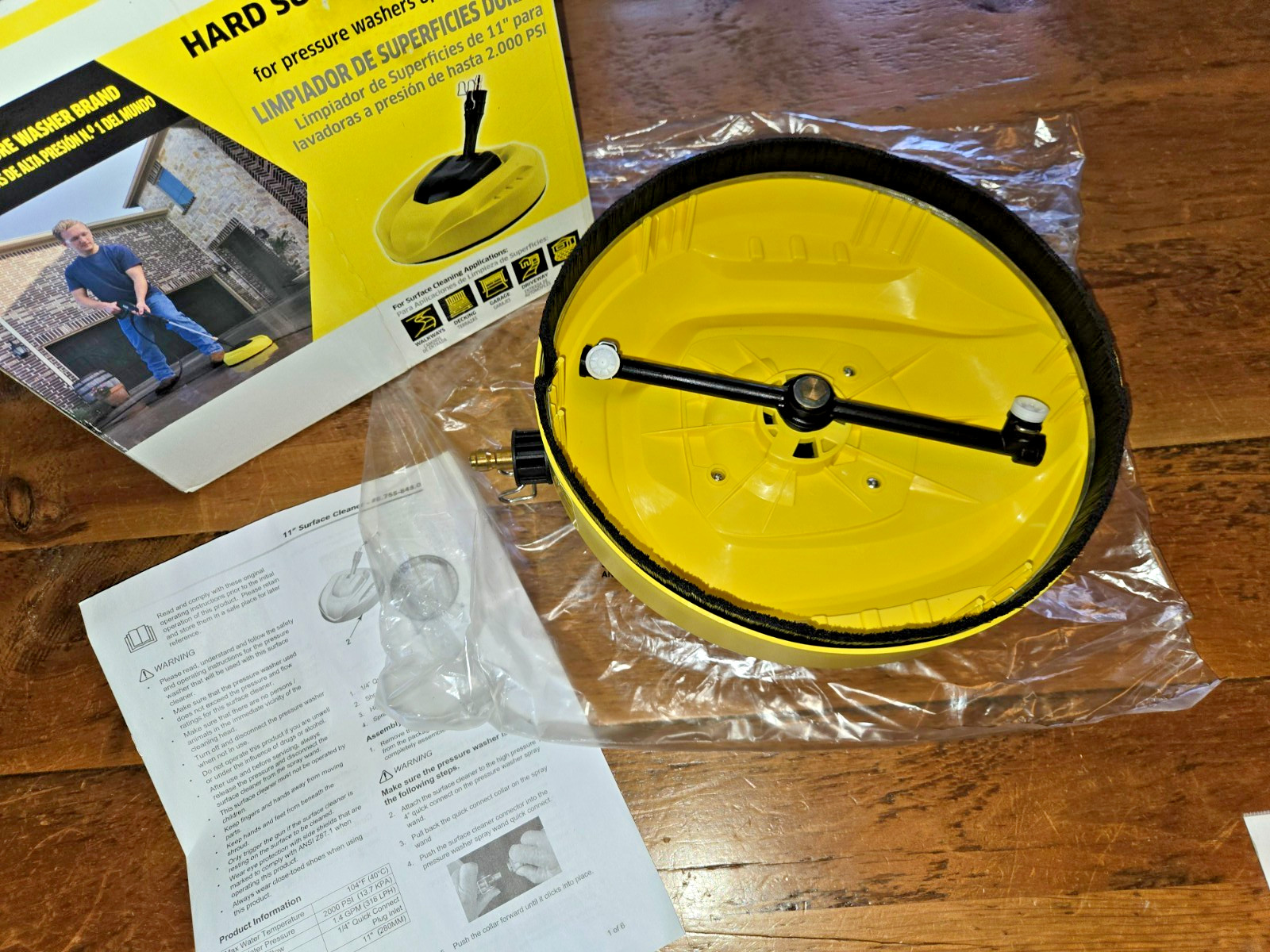 Karcher 11″ Hard Surface Cleaner Attachment for Pressure Washer – NEW In Box.