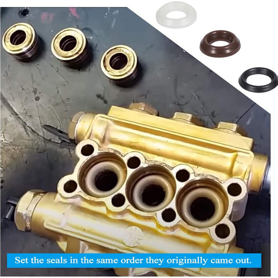 Packing Water Seal Kit 5019006400 For Comet ZWD ZWDK Series 15MM Pumps 3030/4040