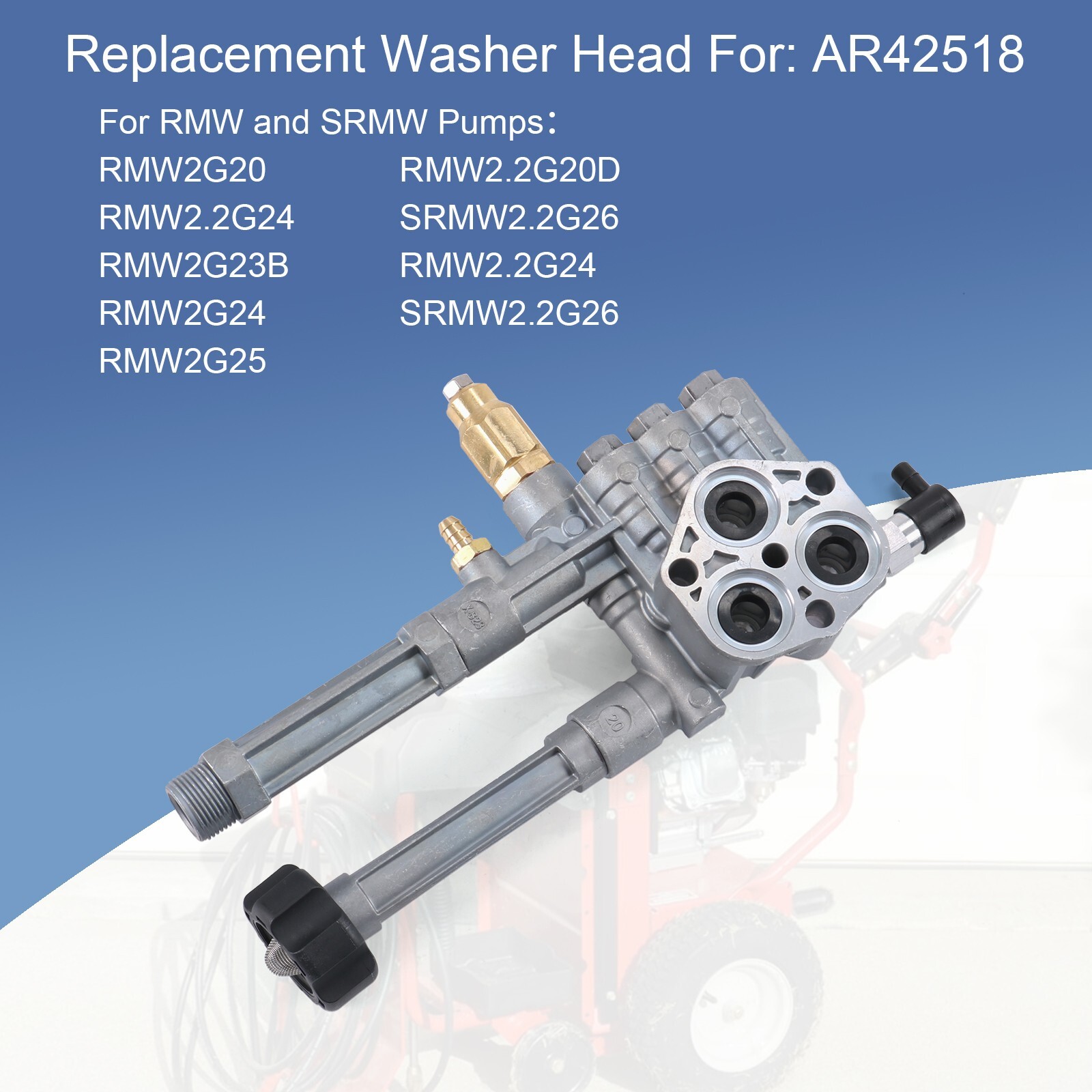 RMW / SRMW Pressure Washer Pump Head Assy For Troy Bilt Complete AR42518 AR43061