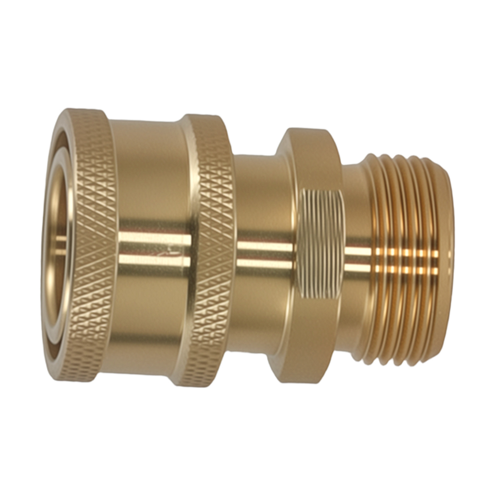 High Pressure Washer Brass Adapter M22-15mm to 3/8 Inch Quick Connect 2 Pack