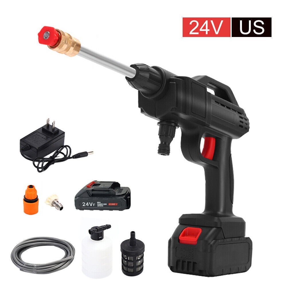 High Pressure Spray Water Gun 600W Cordless Pressure Washer Portable Car Cleaner