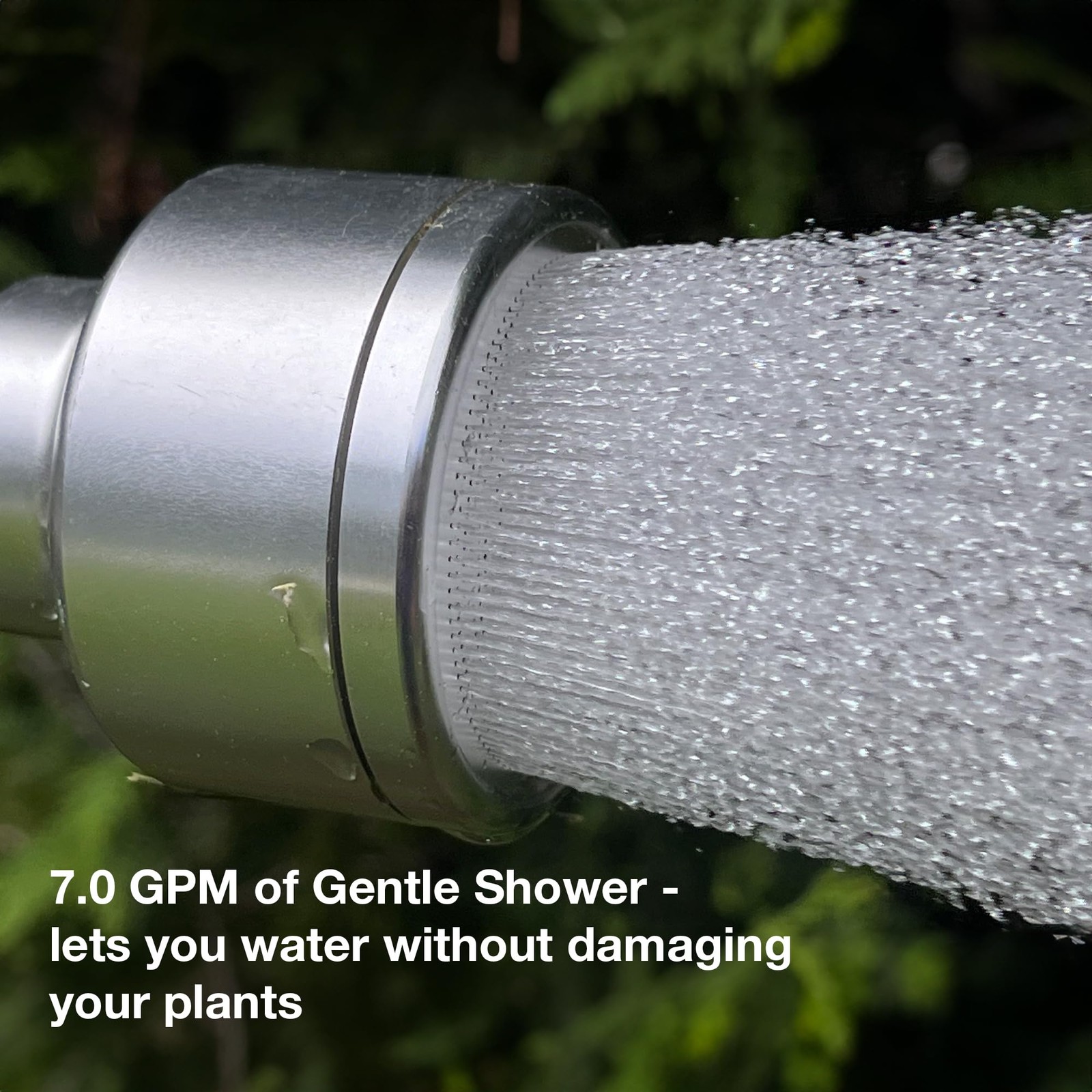 18 Inch Soft Rain Metal Watering Wand Featuring Gentle Spray 600007 18