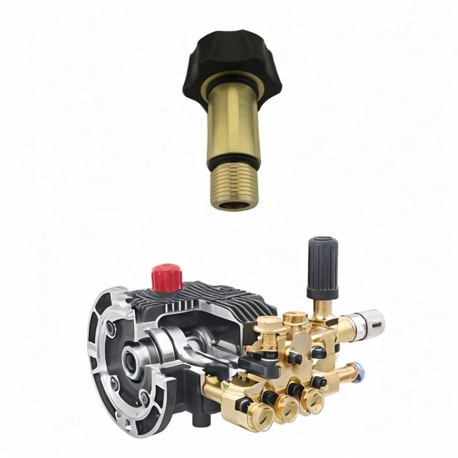 Cleaning Water Inlet Fitting Coupler Sturdy Metal for Pressure Washer Pump
