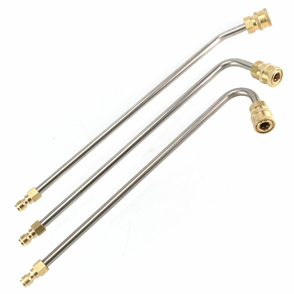 High Pressure Elbow Washer Gutter Cleaner Lance/Wand 1/4″ Quick Connect 35cm US