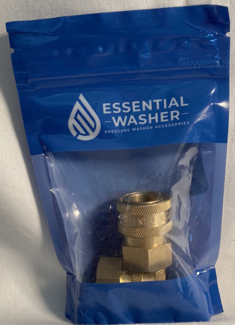 Pressure Washer Couplers Brass Fittings 2 Pack 3/8 Inch Quick Connect To Female