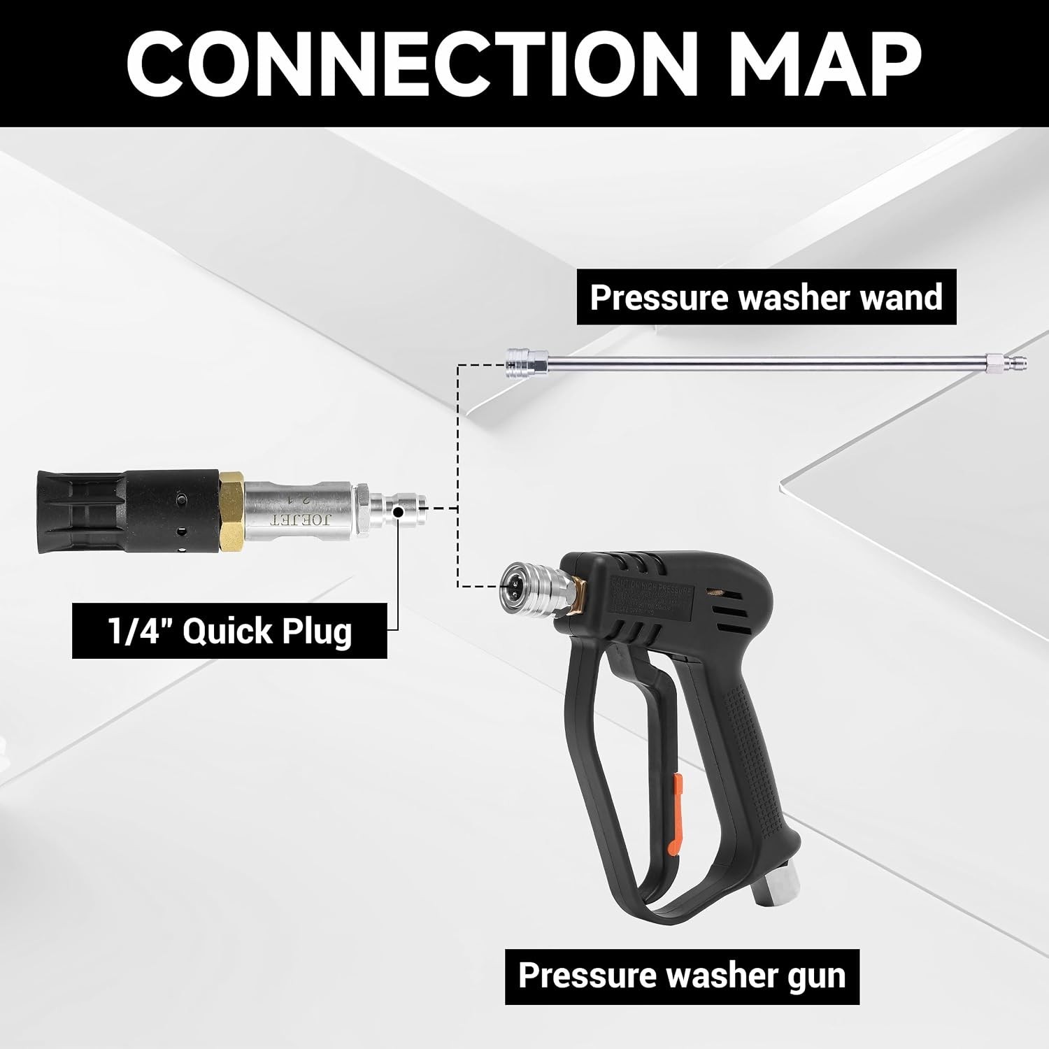 Efficient 1/4″ Quick Connect Power Nozzle