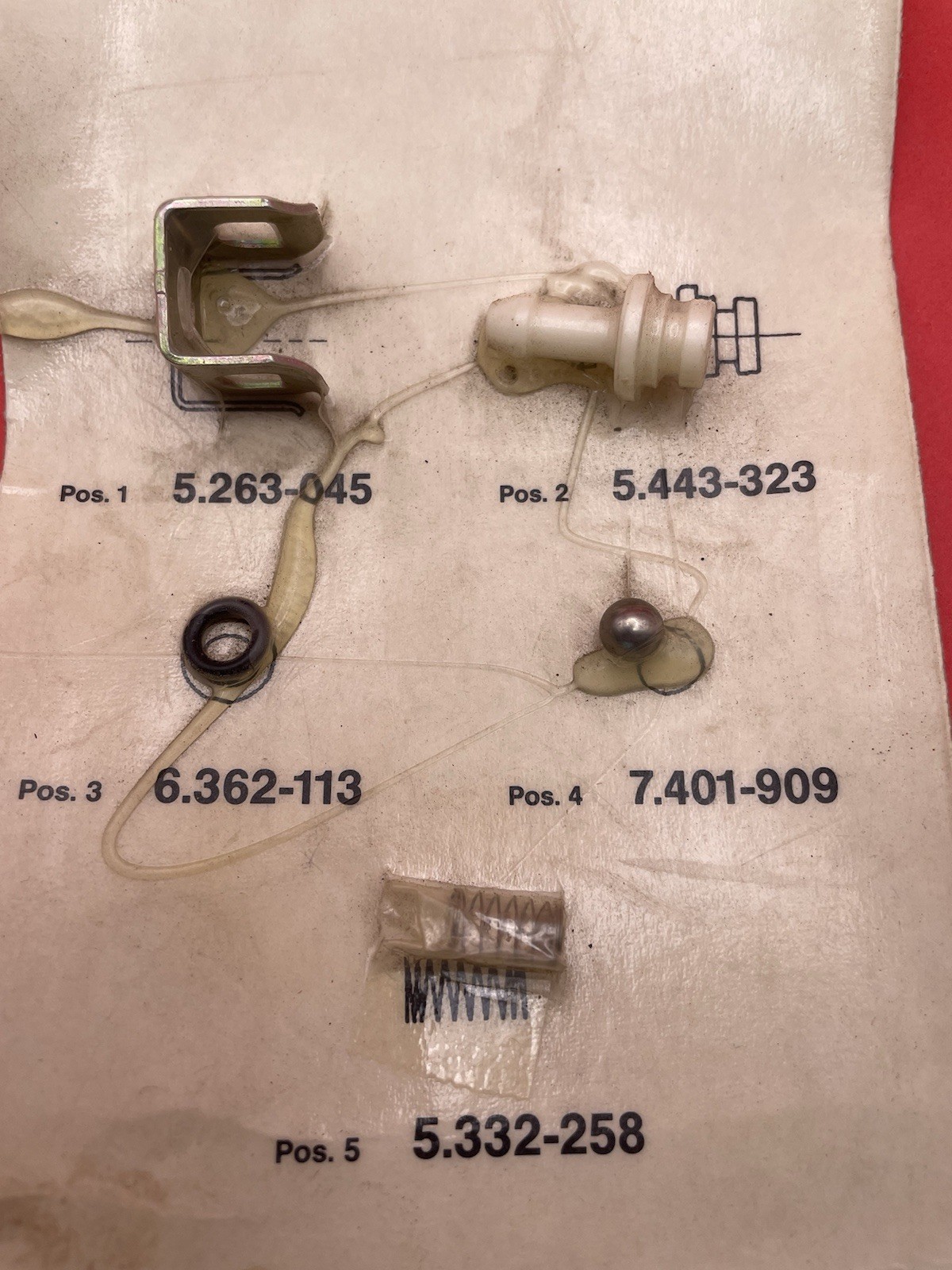 Karcher Pressure Washer Spare Part Set Neutrally 2.883-258.0