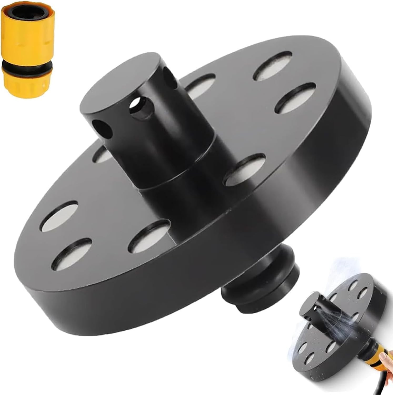 O-Ring Chassis Cleaner Flusher Kit,Magnetic Base & 360°Spinning Nozzle for Truck