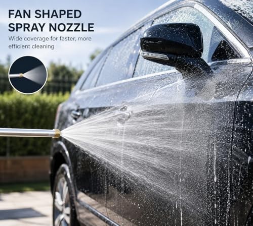 Pressure Washer Wand Jet Nozzle 2 Spray Tips Garden Hose Attachment Car Cleaning