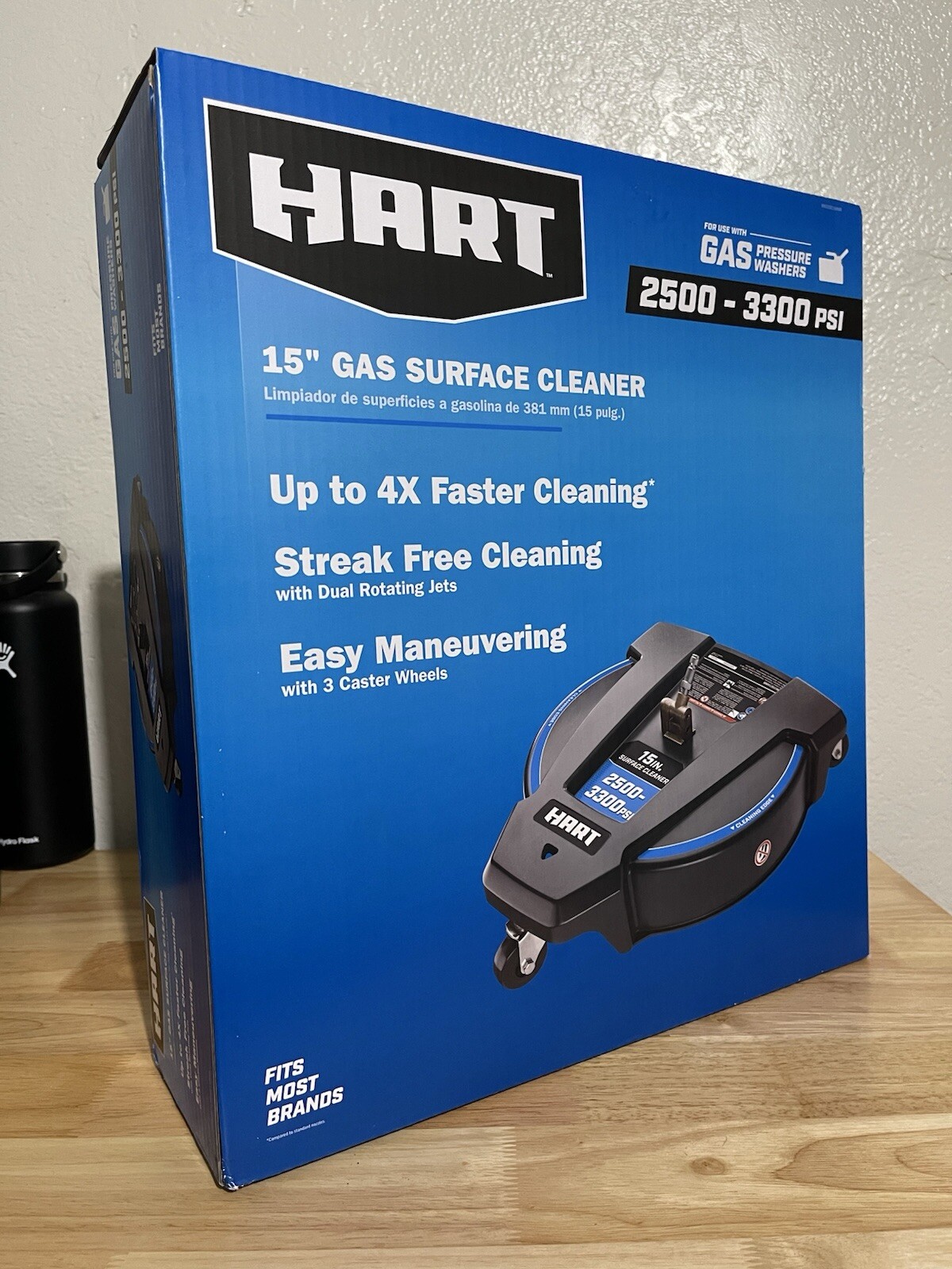 Hart 15 Inch Gas Surface Cleaner 2500 – 3300 PSI