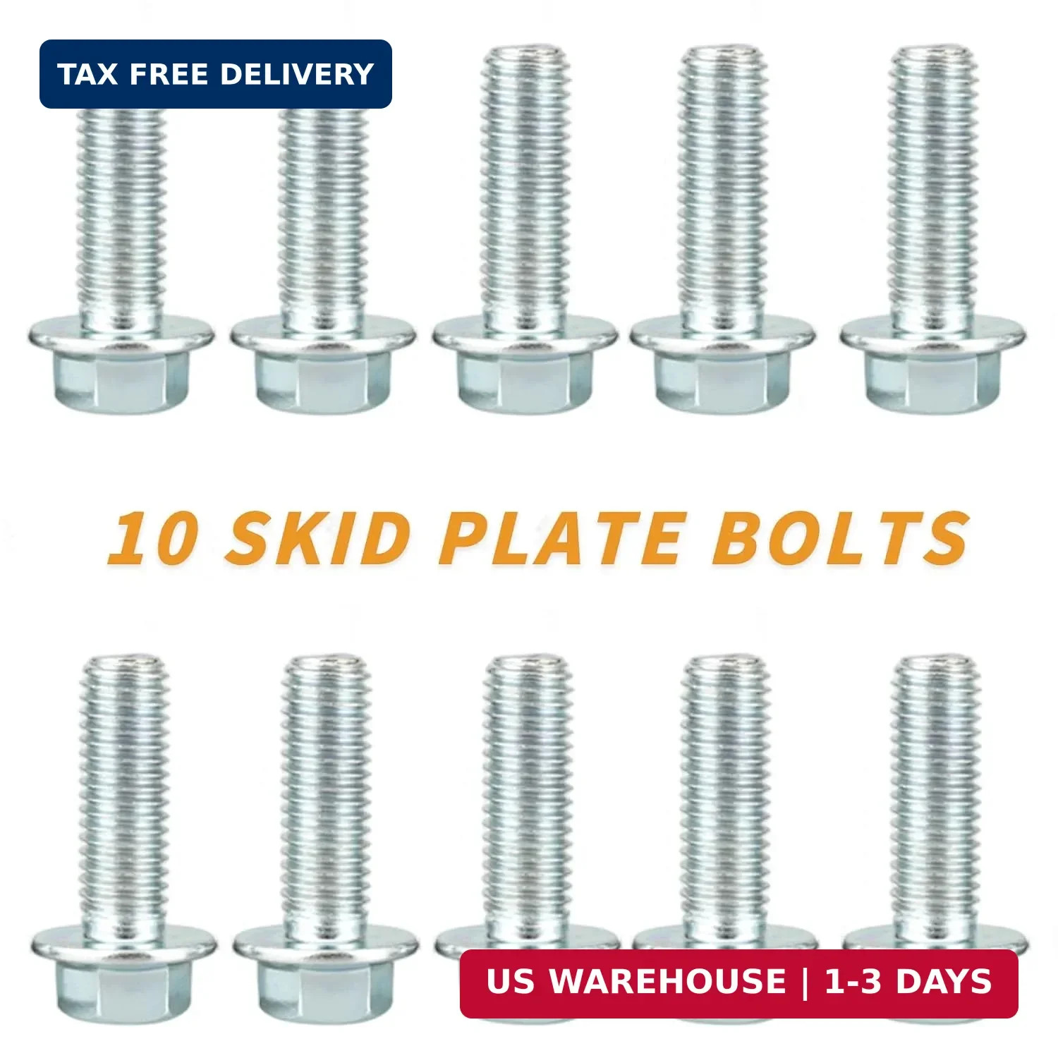 20 Piece Set UTV Skid Plate Washer and Bolt Kit Compatible with Polaris RZR 570