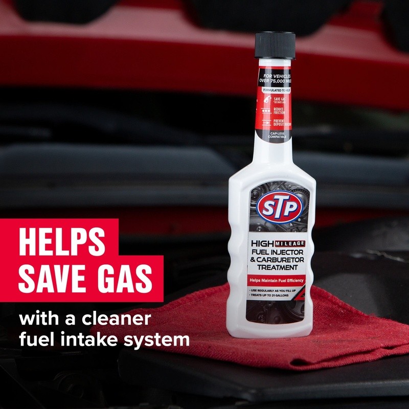 High Mileage Fuel Injector Carburetor Cleaner 6 Pack 5.25oz Engine Efficiency US