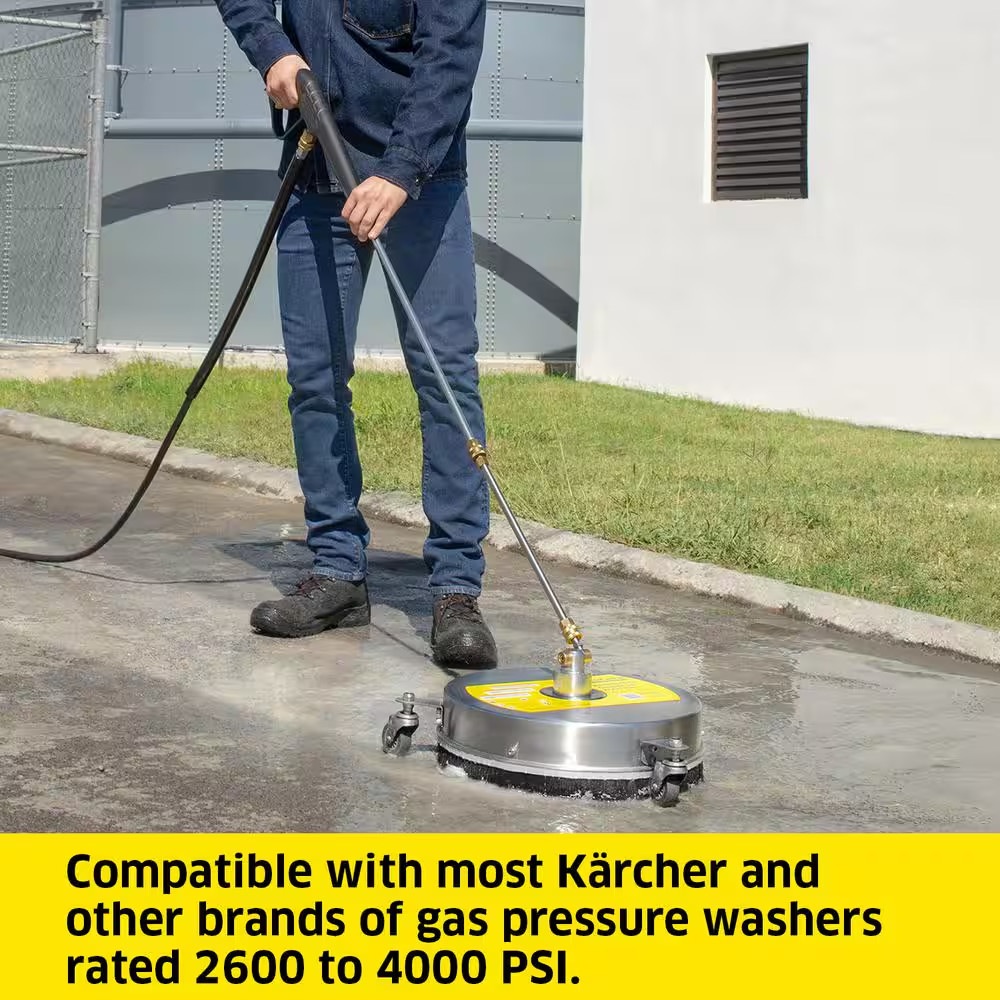 15 In. Metal Surface Cleaner, 4000 PSI Max, Pressure Washer Surface Cleaner with