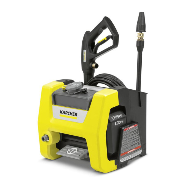 Kärcher Pressure Washer K1700 Cube, CETA Certified, 3 Spray Nozzles, Deterg