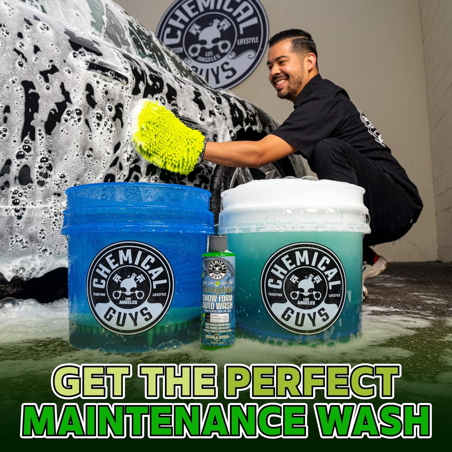 Car Wash Snow Foam Shampoo Pressure Washer Jet Gun Soap Cleanser Cannon 16 Oz