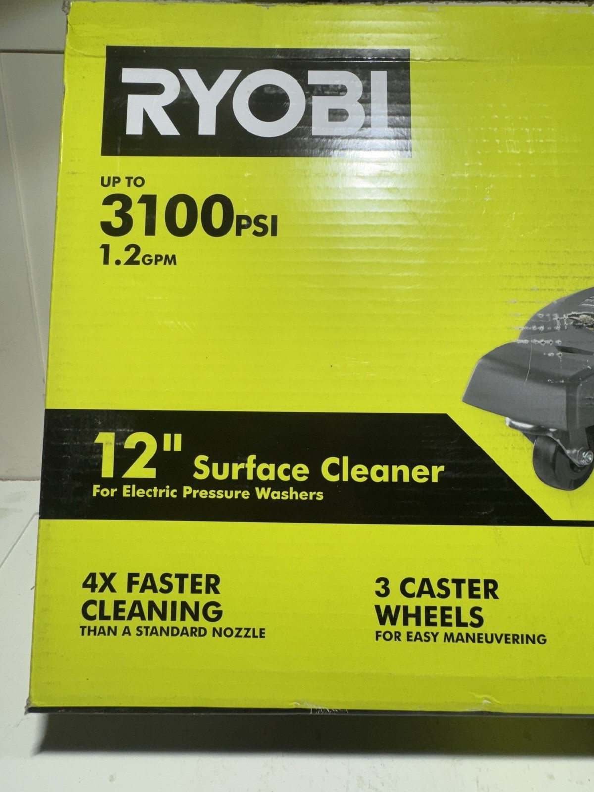 RYOBI 12″ 3100PSI Electric Pressure Washer Surface Cleaner Attachment RY31SC312