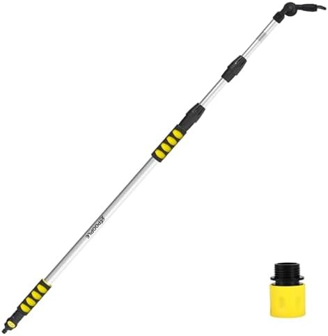 12ft (20ft Reach) Gutter Cleaning Tools from The Ground, Telescoping Rain Gutter