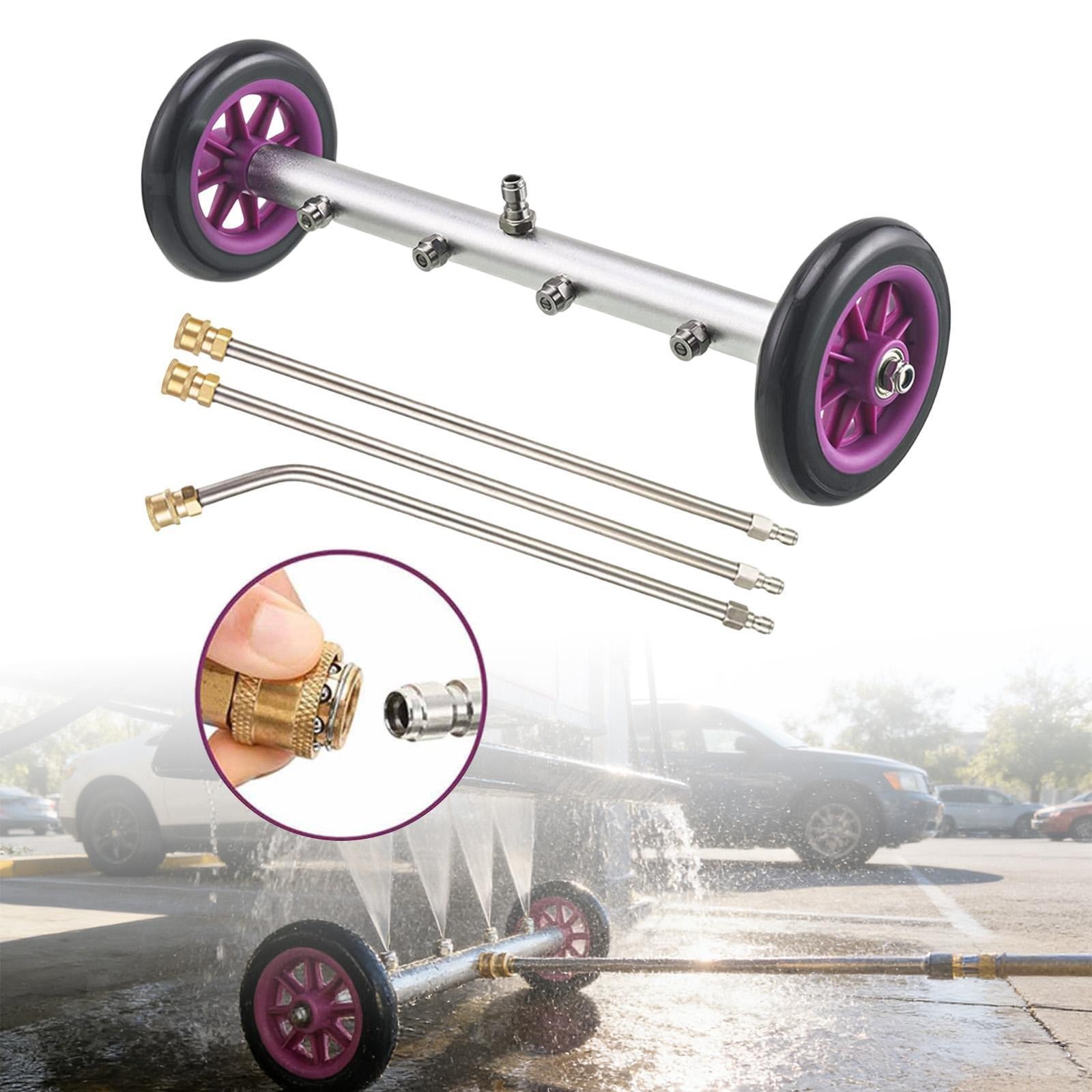 Pressure Washer Undercarriage Cleaner with Extension Wands High Pressure Washing