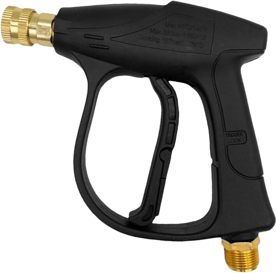High Pressure Washer Gun 4350 PSI Car Cleaning Sprayer 1/4 Quick Connect M22-14