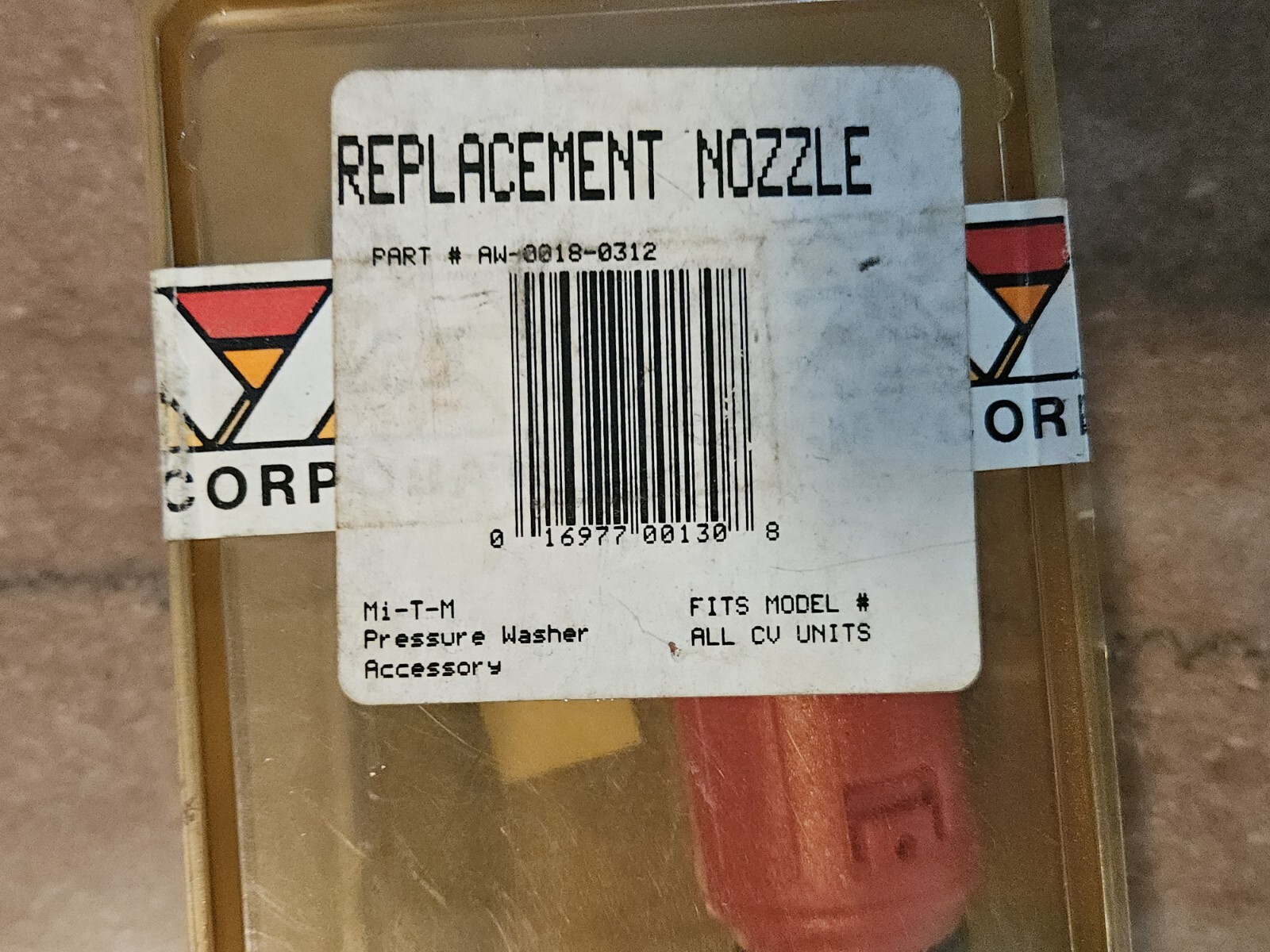Mi-T-M AW-0018-0312 Nozzle Replacement For Pressure Washer