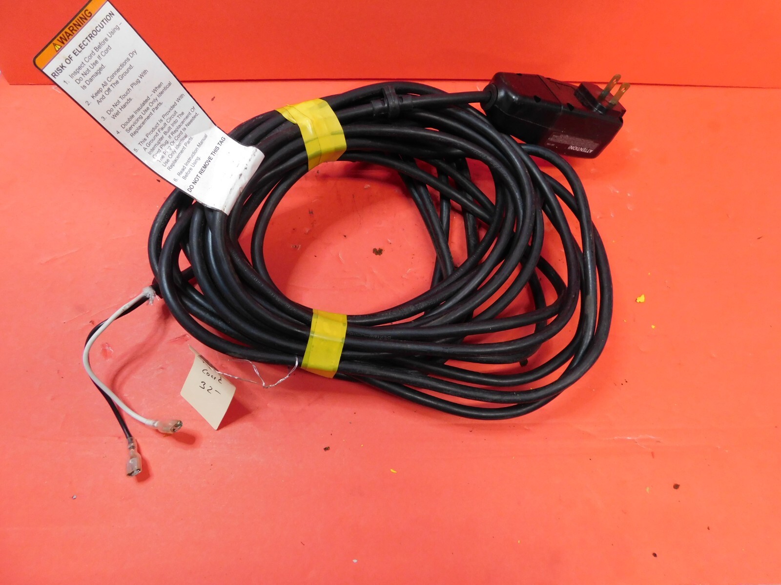POWER CORD FOR STIHL RE110 PRESSURE WASHER —- BOX 1002 VC