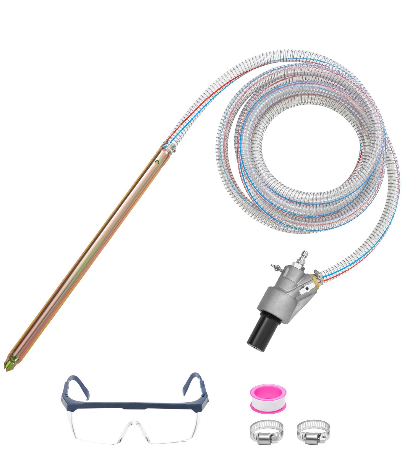 M MINGLE Pressure Washer Sandblasting Kit, 5000 PSI Wet Sand Blaster for Pres…