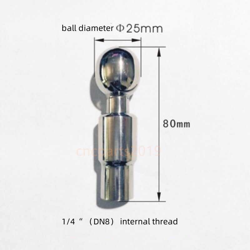 BSP 1/2 3/4 Inch Sanitary Rotary Spray Ball CIP Tank Claening Head 360° nozzle
