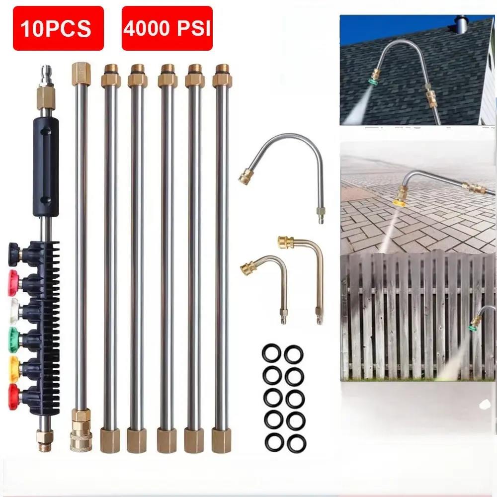 120 inch Pressure Washer Extension Wand, Replaceable Upgraded Power Washer Lance