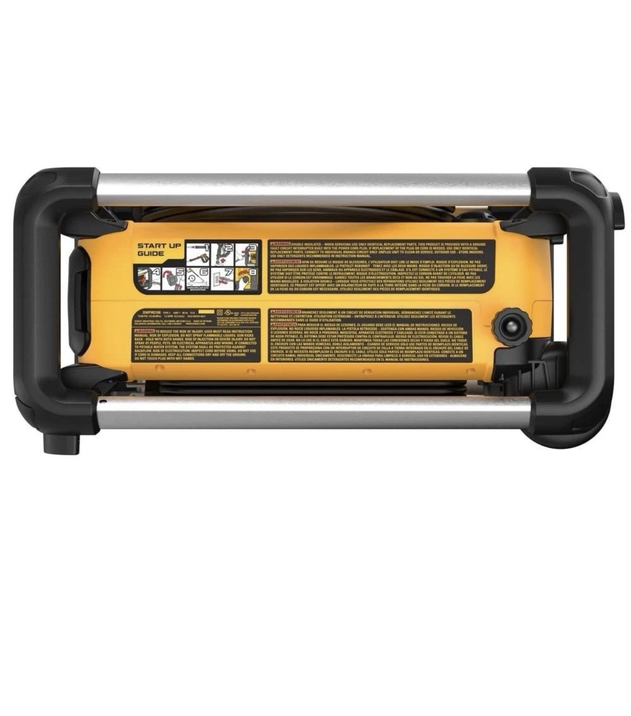 DEWALT Electric Pressure Washer: Cart, 120 V – Single-Phase, 2,100 psi, 1.2 gpm