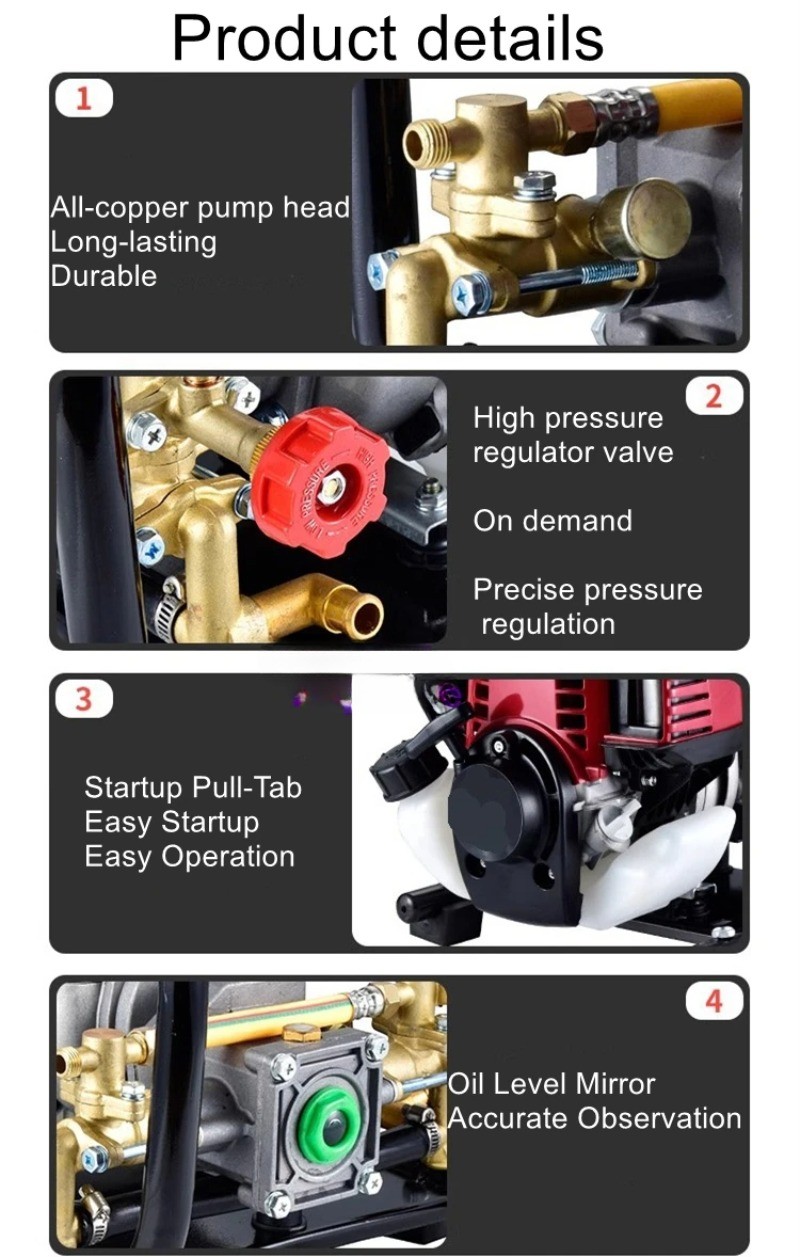 Integrated Handheld Sprayer High-Pressure Four-Stroke Disinfectant Sprayer