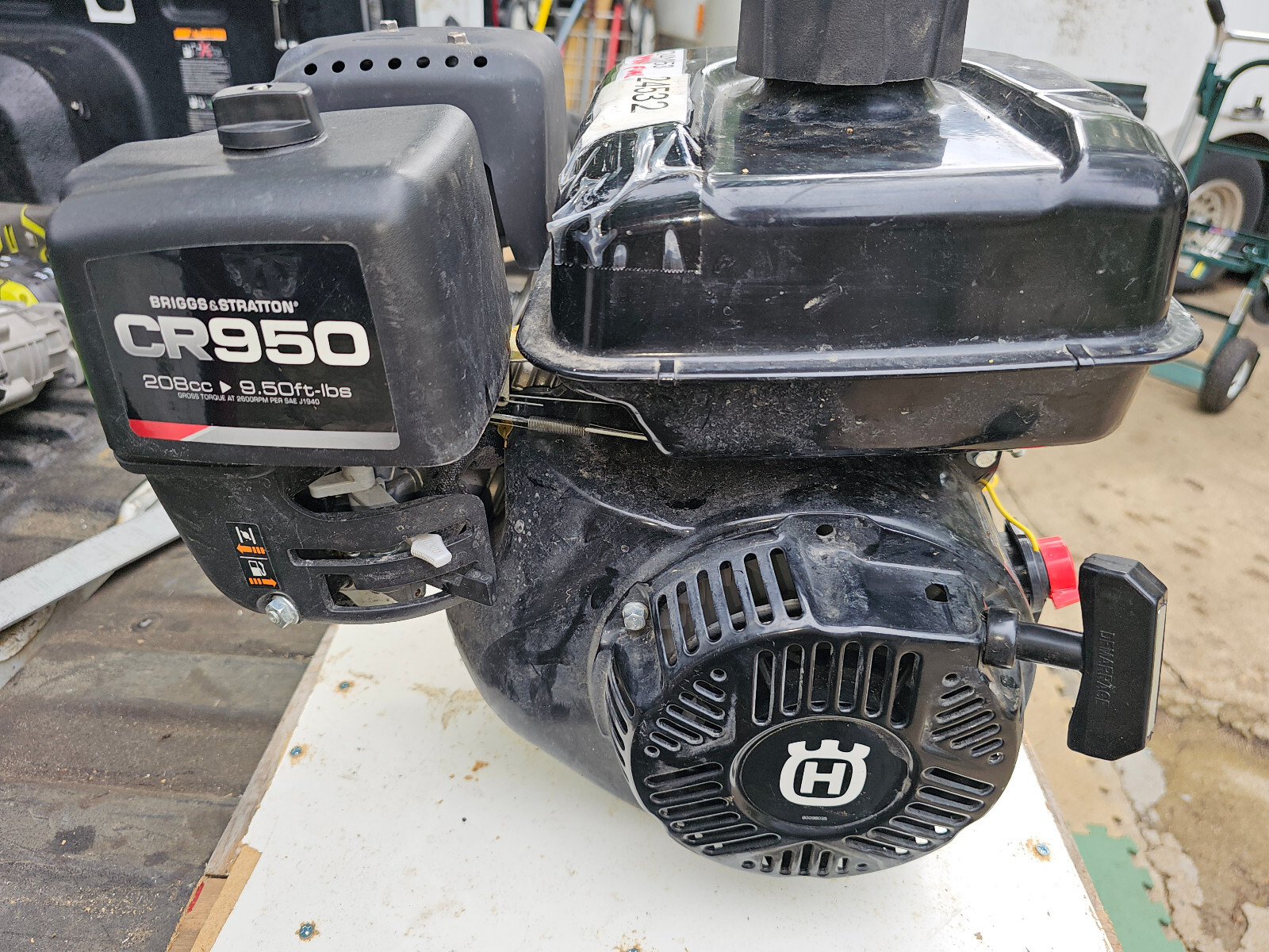 24NN56 HUSQVARNA PRESSURE WASHER PARTS: BRIGGS & STRATTON CR950 208CC ENGINE, GC