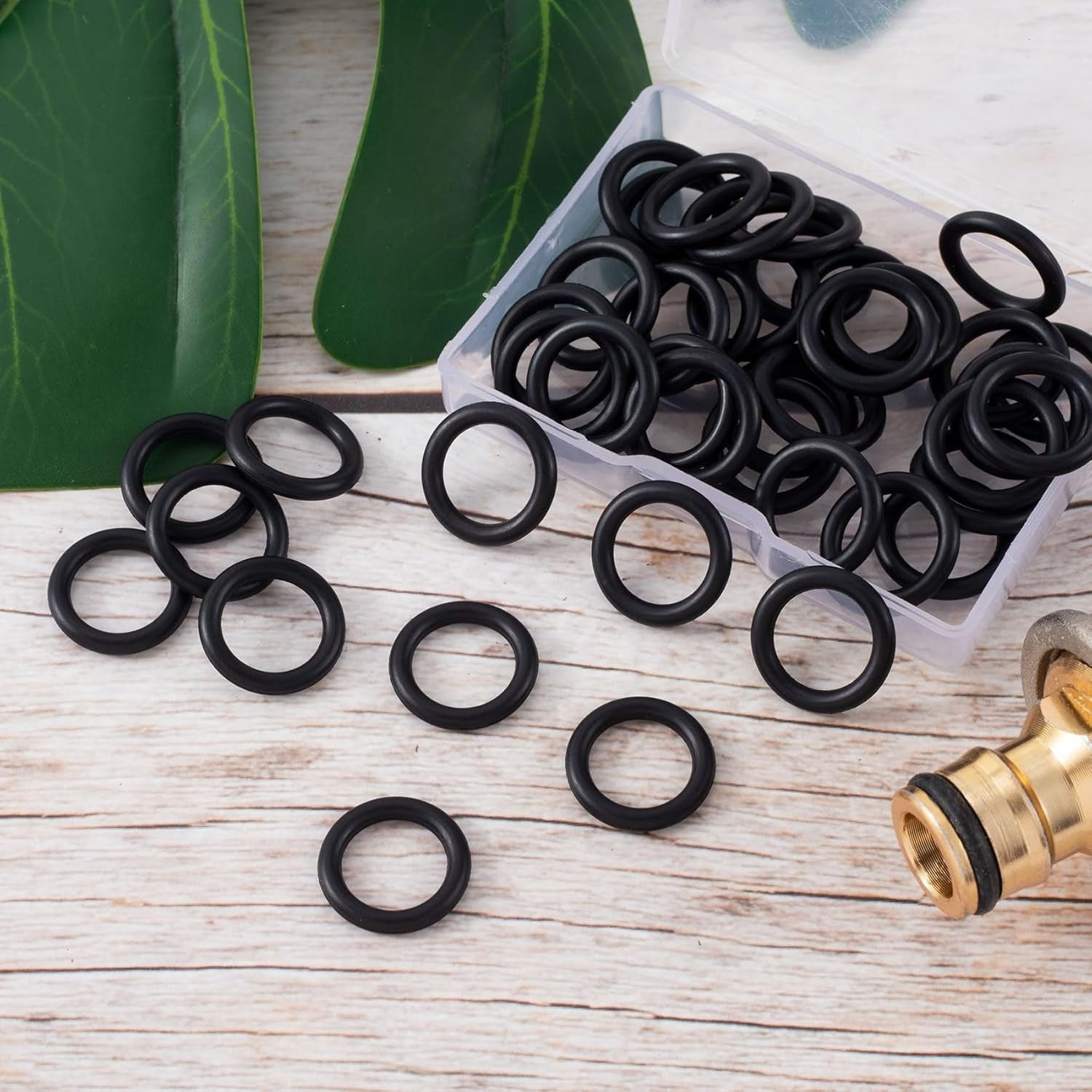 40 Pack O-Rings Power Pressure Washer Replacement for 3/8″ Quick Connect Coup…