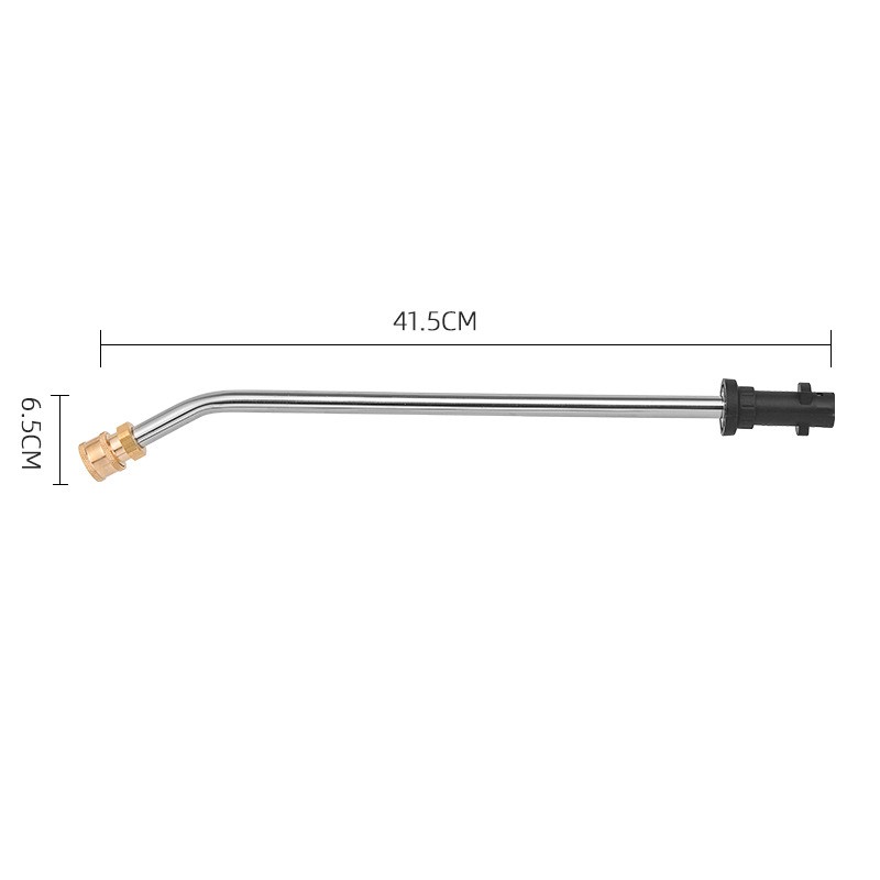 30 degree Wand+Tips Pressure Washer Gun for Karcher Bent Rod Quick Fit Cleaner