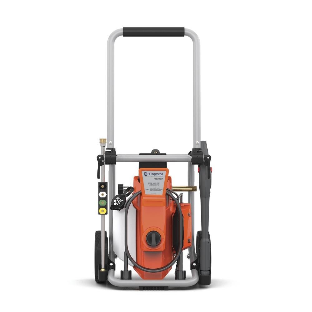 2300 PSI 1.2 GPM 15 Amp Corded Electric Pressure Washer Onboard Detergent Tank