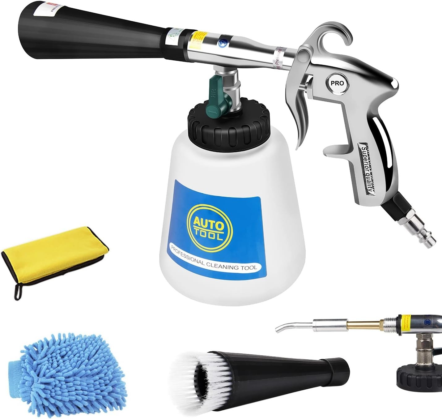 CPROSP High Pressure Turbo Car Cleaning Gun, Tornado Cleaning Gun