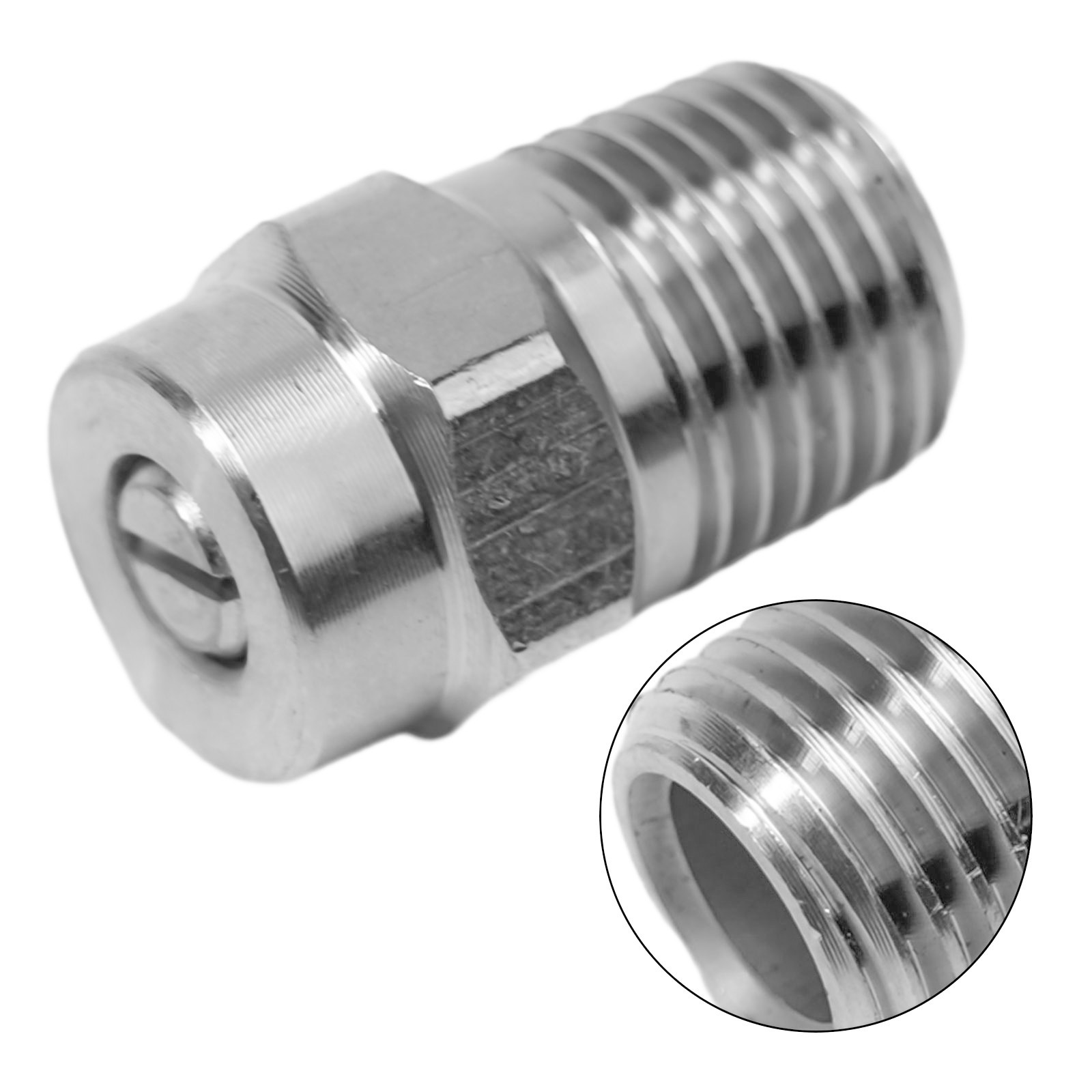 Long Lasting Stainless Steel Nozzle Replacements for Surface Cleaner Set of 4