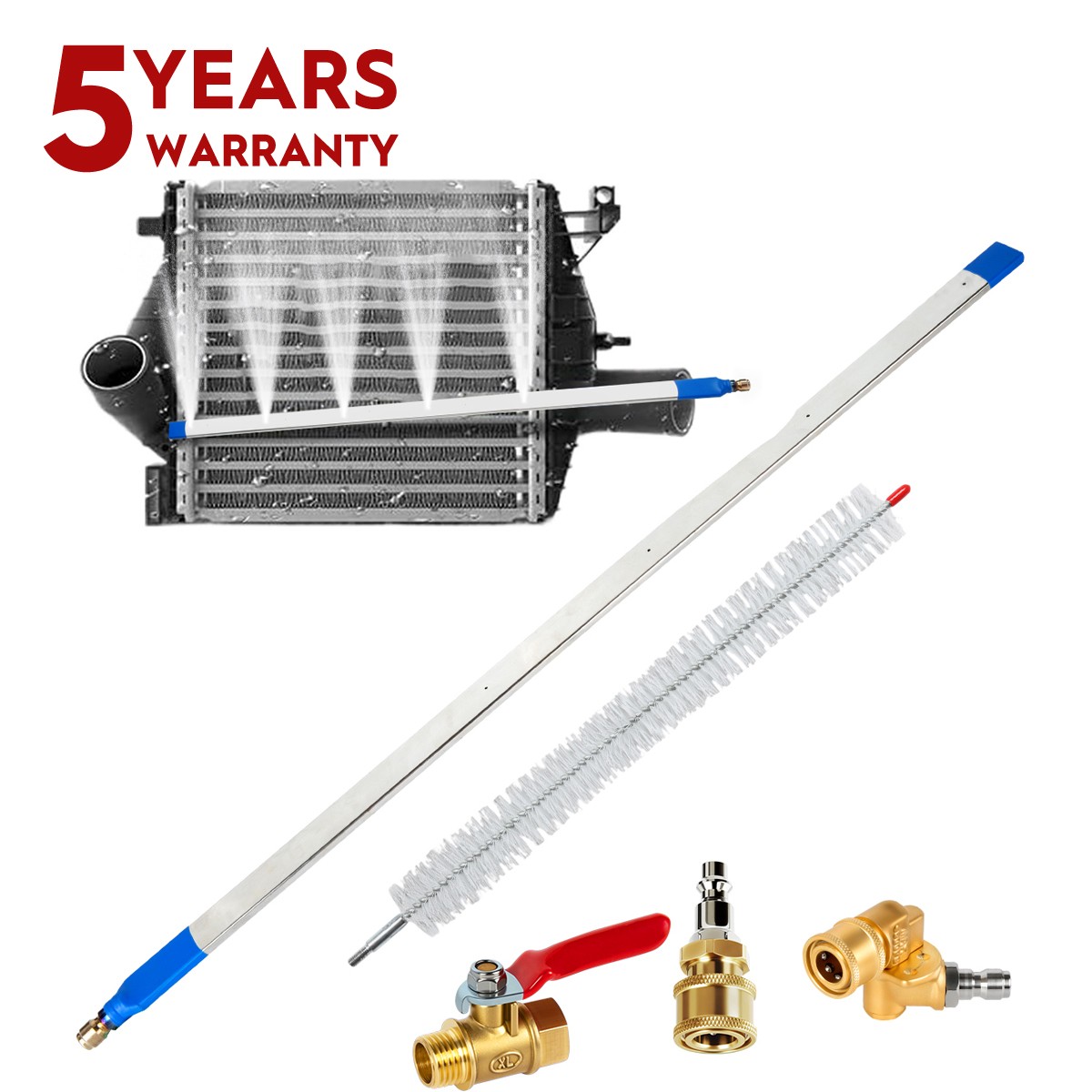 Heavy Duty Stainless Steel Radiator Cleaning Wand For Cars Trucks And RVs 100cm