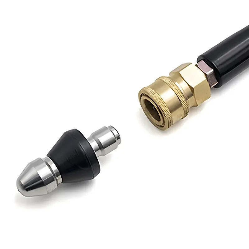 2x Sewer Cleaning Tool High-Pressure Nozzle, Toilet Auger, Clean Out Sewer Pipe