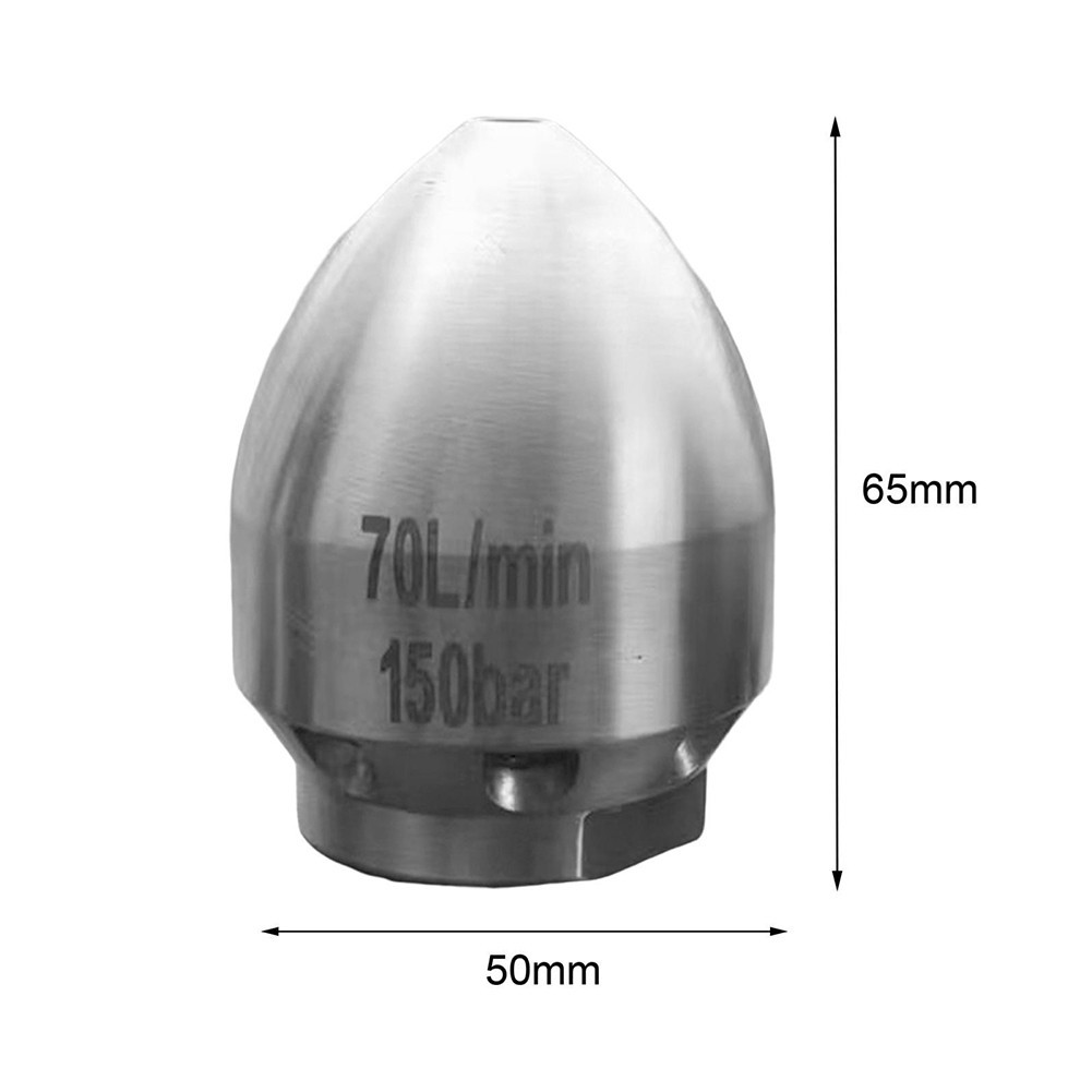 Pressure Washer Nozzle Replacement 1Pcs Stainless Steel Drain G1/2inch