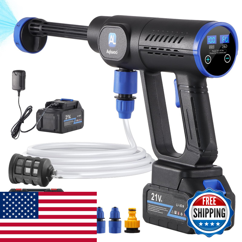 Aqlsaoci Cordless Portable Cleaning Tools Brushless Portable Power Machine Lcd
