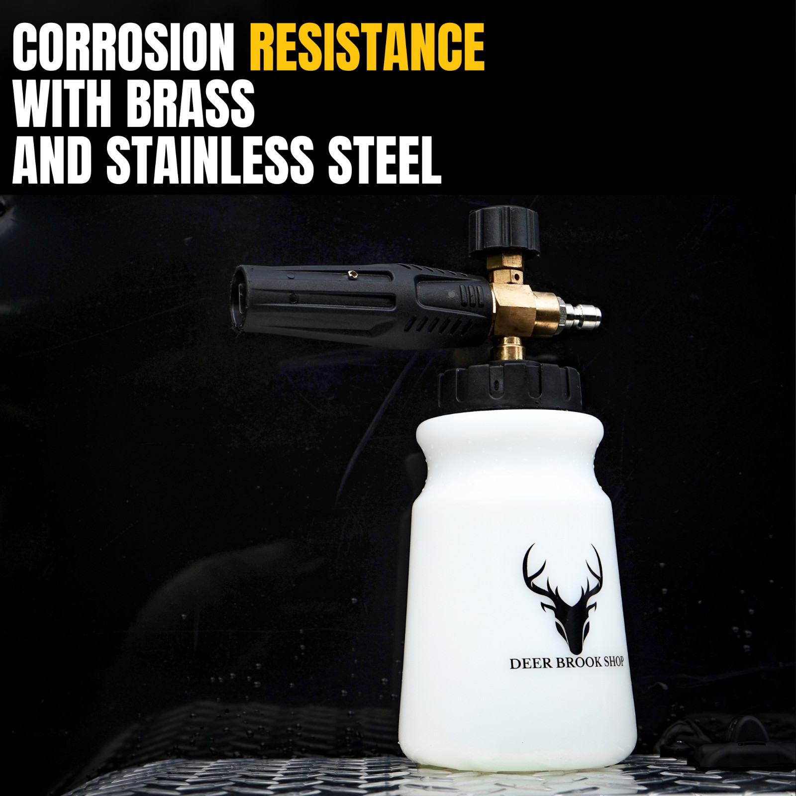 Deer Brook Shop Foam Cannon for Pressure Washer, Car Foam Cannon 1/4 Connector