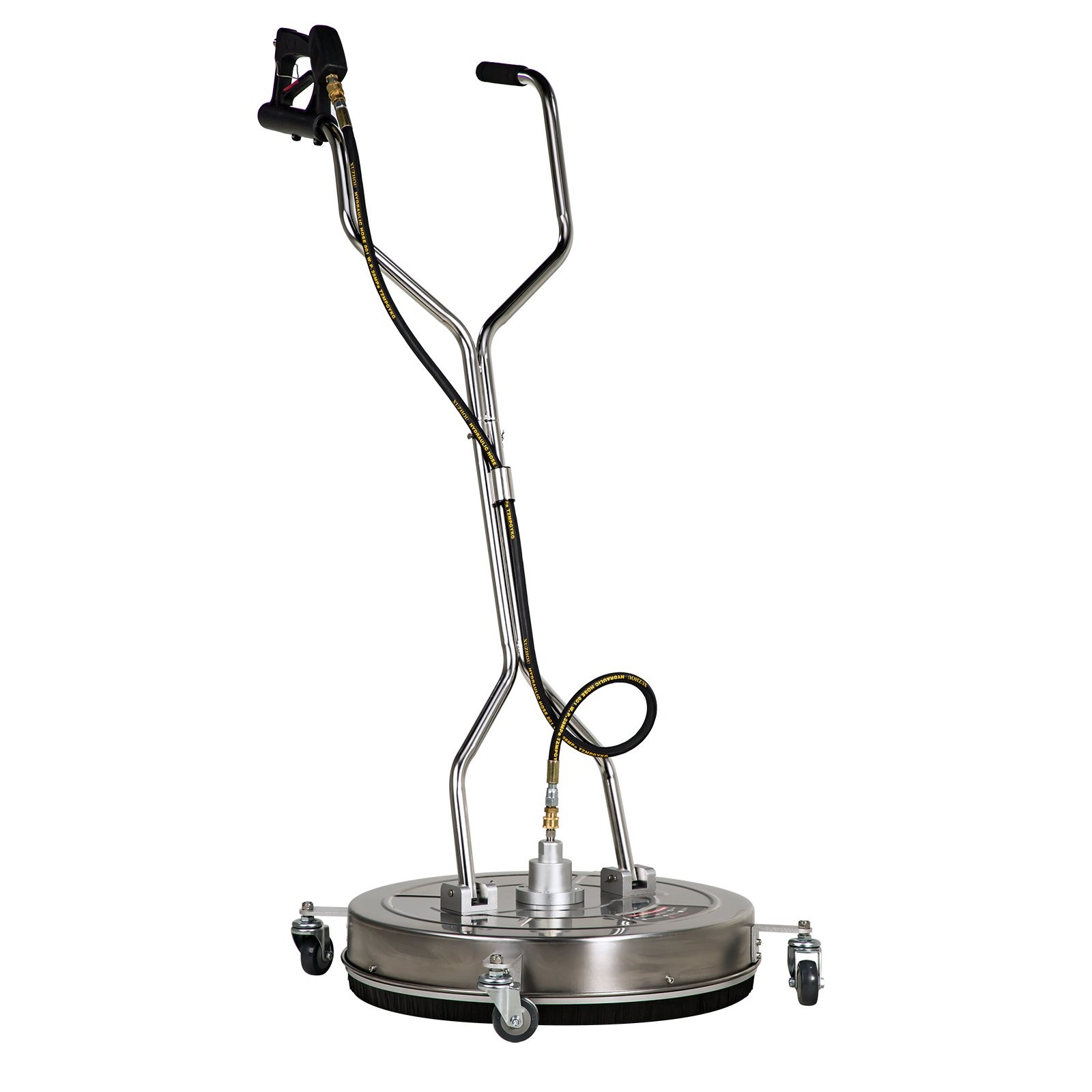 24″ Pressure Washer Surface Cleaner W/ Handle & 4 Spinner Wheels 8GPM