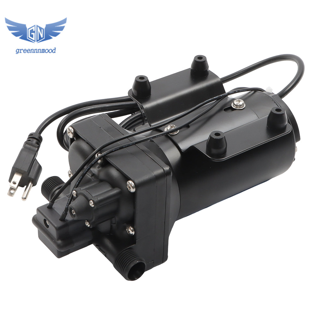 Water Pressure Booster Diaphragm Pump 4-chamber 110V AC for House 75PSI 5.5GPM