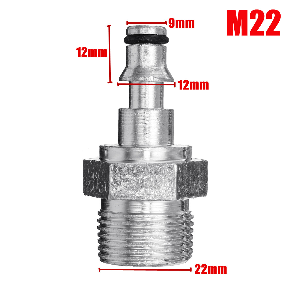 2Pcs Quick Connection Pressure Washer Gun Hose Fitting M22 Adapter For Lavor VAX