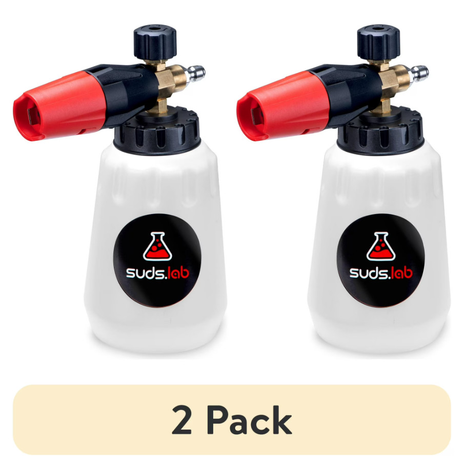 (2 pack) Suds Lab F1 Professional Foam Cannon Pressure Washer 32oz Bottle