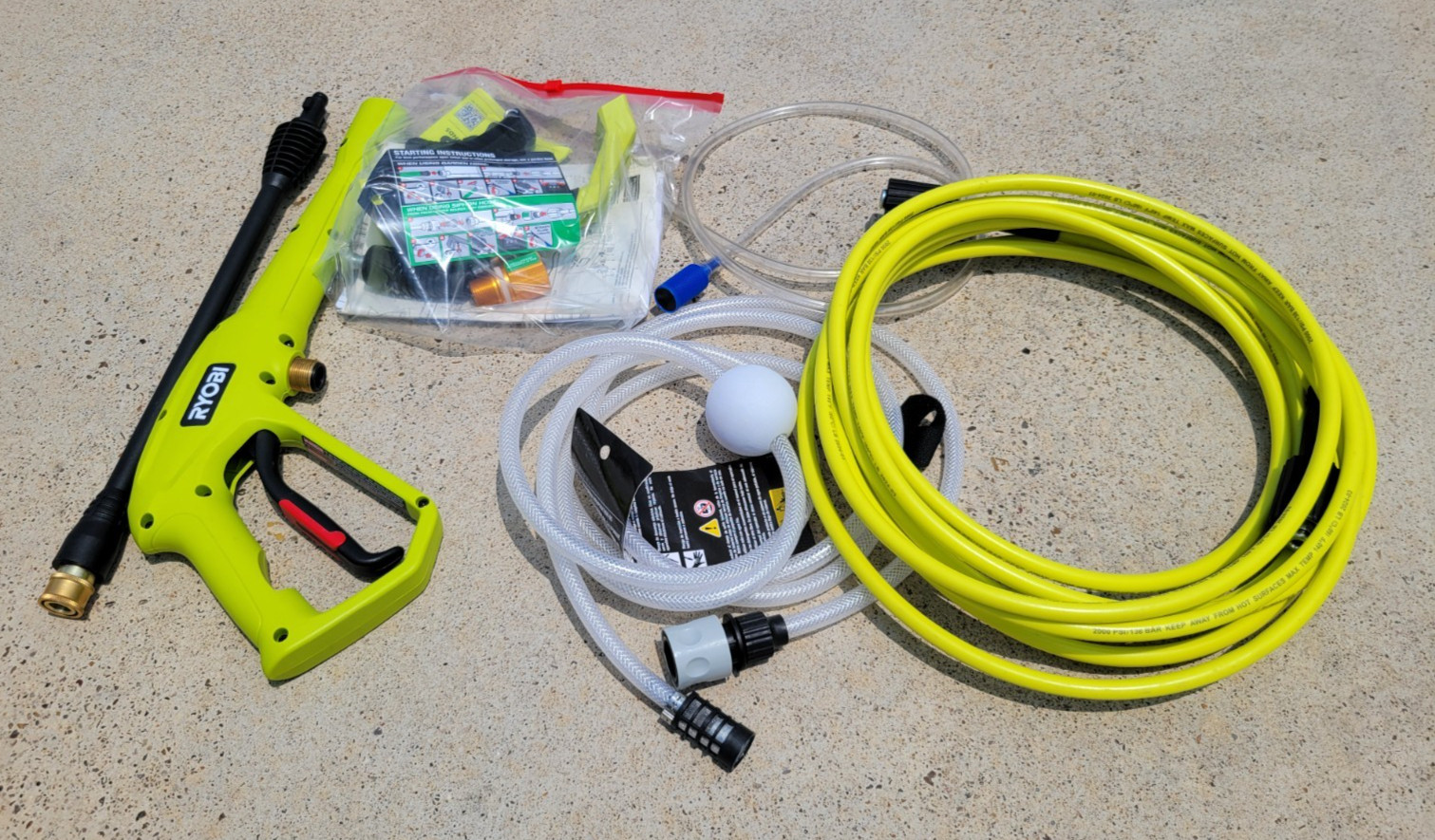 RYOBI 40V 1200 PSI 1.0 GPM Cordless Electric Water Pressure Washer 4ah B & F Ch