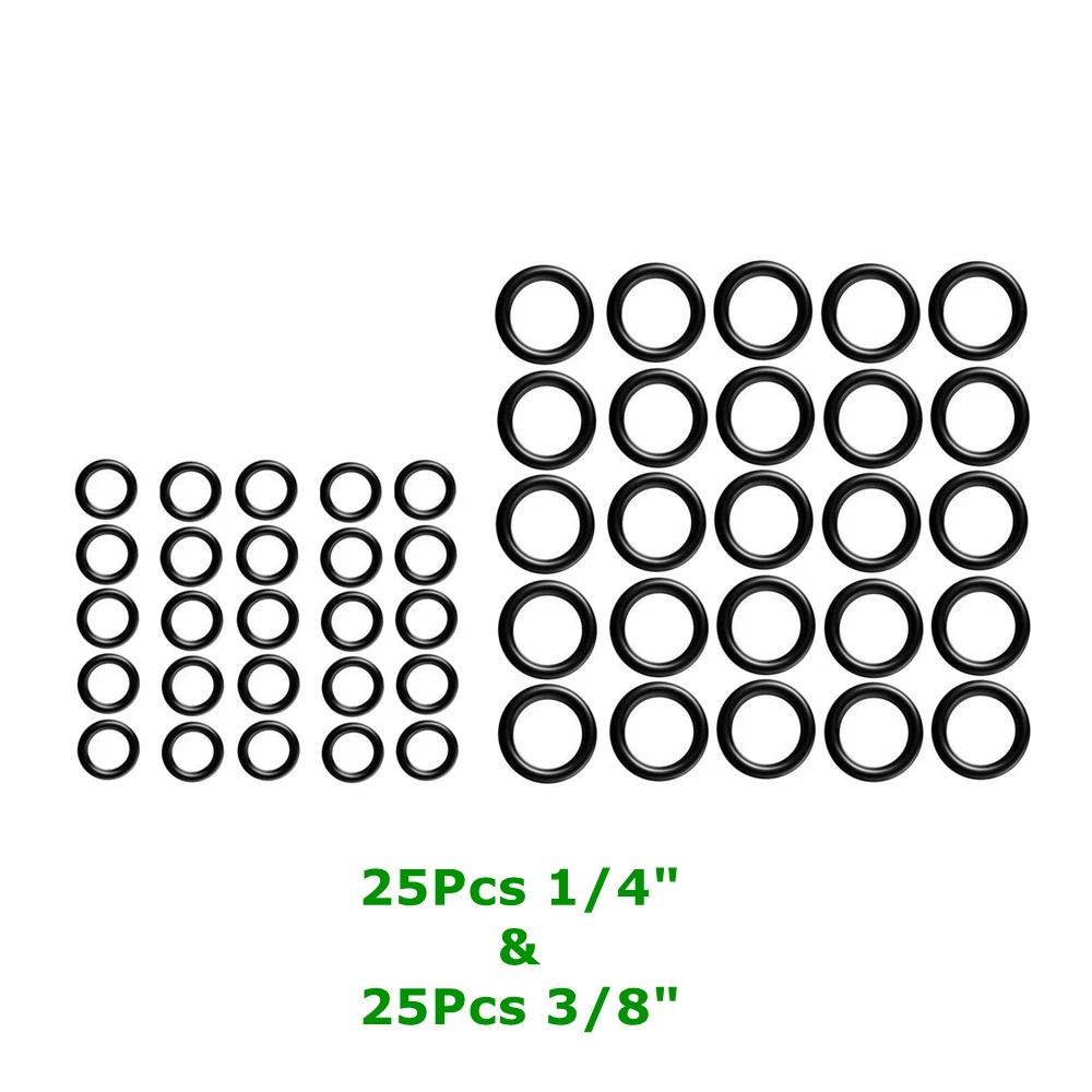 50Pcs For 1/4″ 3/8″ M22 High Quality O Rings Hose Washer Kit Pressure Washer