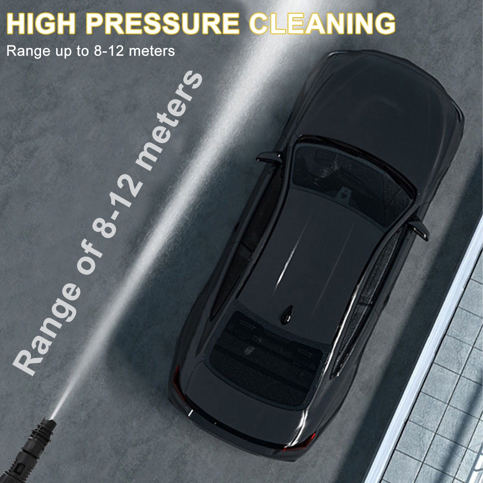 110V Electric Pressure Washer for Car & Home Cleaning, 2800W High Power