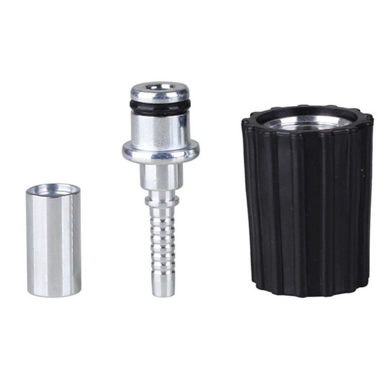 Pressure Washer Hose Connector Adapter Set Quick Connect M22 to 1/4″ Connector
